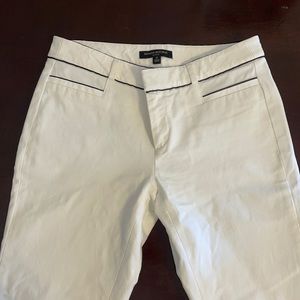 White Banana Republic Sloan Slacks